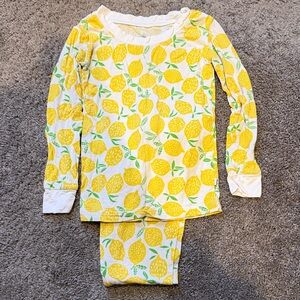 Little Sleepies Yellow Lemon Kids Pajama Set
